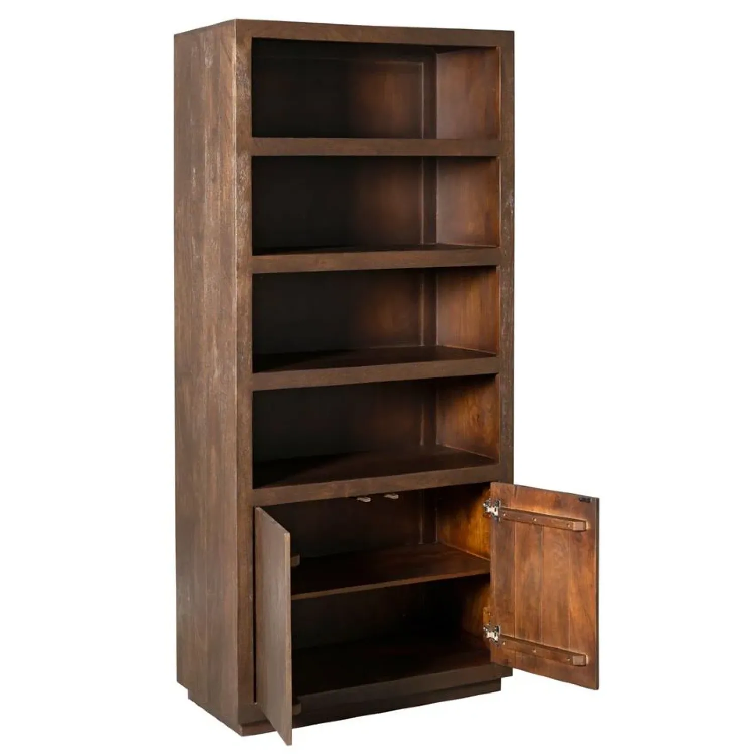 Furndea Boekenkasten|Industriele Kasten|Boekenkast Dortmund Walnoot 90cm