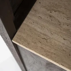 Eleonora Boekenkasten|Industriele Kasten|Boekenkast Lio mangohout groot 120cm