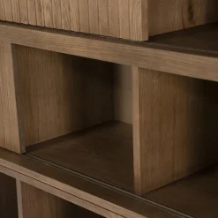 Eleonora Vakkenkasten|Boekenkasten|Boekenkast Milo Bruin 180cm