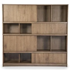 Eleonora Vakkenkasten|Boekenkasten|Boekenkast Milo Bruin 180cm
