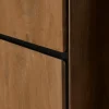 Furndea Boekenkasten|Industriele Kasten|Boekenkast Sindacco Naturel dicht 60 cm