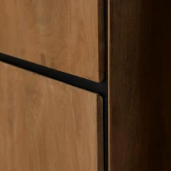Furndea Boekenkasten|Industriele Kasten|Boekenkast Sindacco Naturel dicht 60 cm