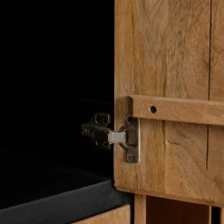 Furndea Boekenkasten|Industriele Kasten|Boekenkast Sindacco Naturel dicht 60 cm