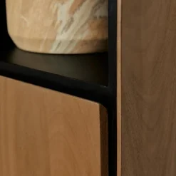 Furndea Boekenkasten|Industriele Kasten|Boekenkast Sindacco Naturel open 60 cm