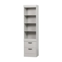 WOOOD Boekenkasten|Industriele Kasten|Bold Boekenkast grenen wit