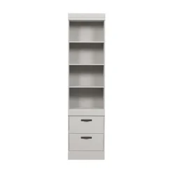 WOOOD Boekenkasten|Industriele Kasten|Bold Boekenkast grenen wit