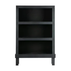 WOOOD Boekenkasten|Industriele Kasten|Bonk Open kast grenen zwart 107cm