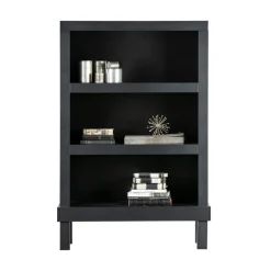 WOOOD Boekenkasten|Industriele Kasten|Bonk Open kast grenen zwart 107cm