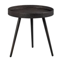WOOOD Bijzettafels|Bounds Bijzettafel hout/metaal goud 41cm