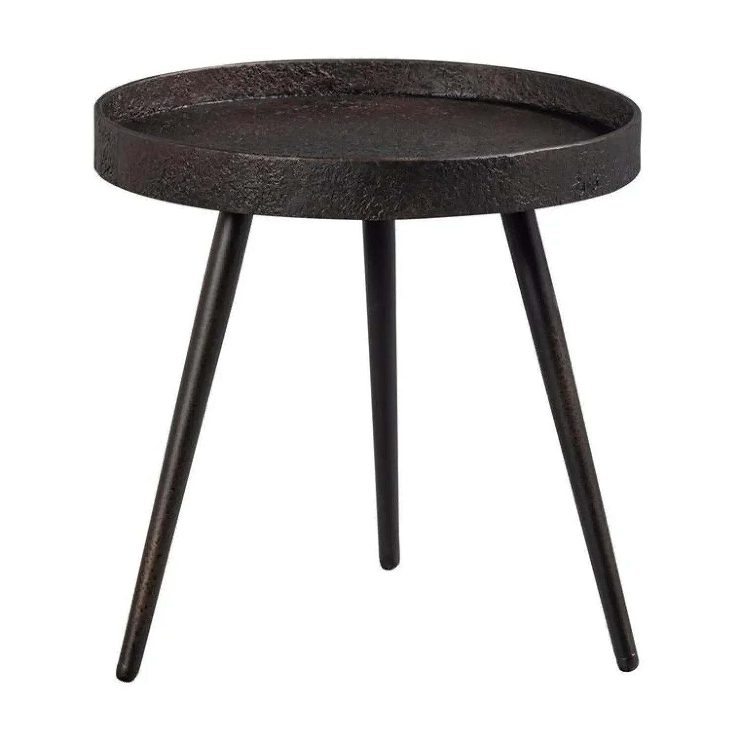 WOOOD Bijzettafels|Bounds Bijzettafel hout/metaal goud 41cm