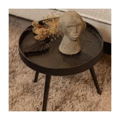 WOOOD Bijzettafels|Bounds Bijzettafel hout/metaal goud 41cm