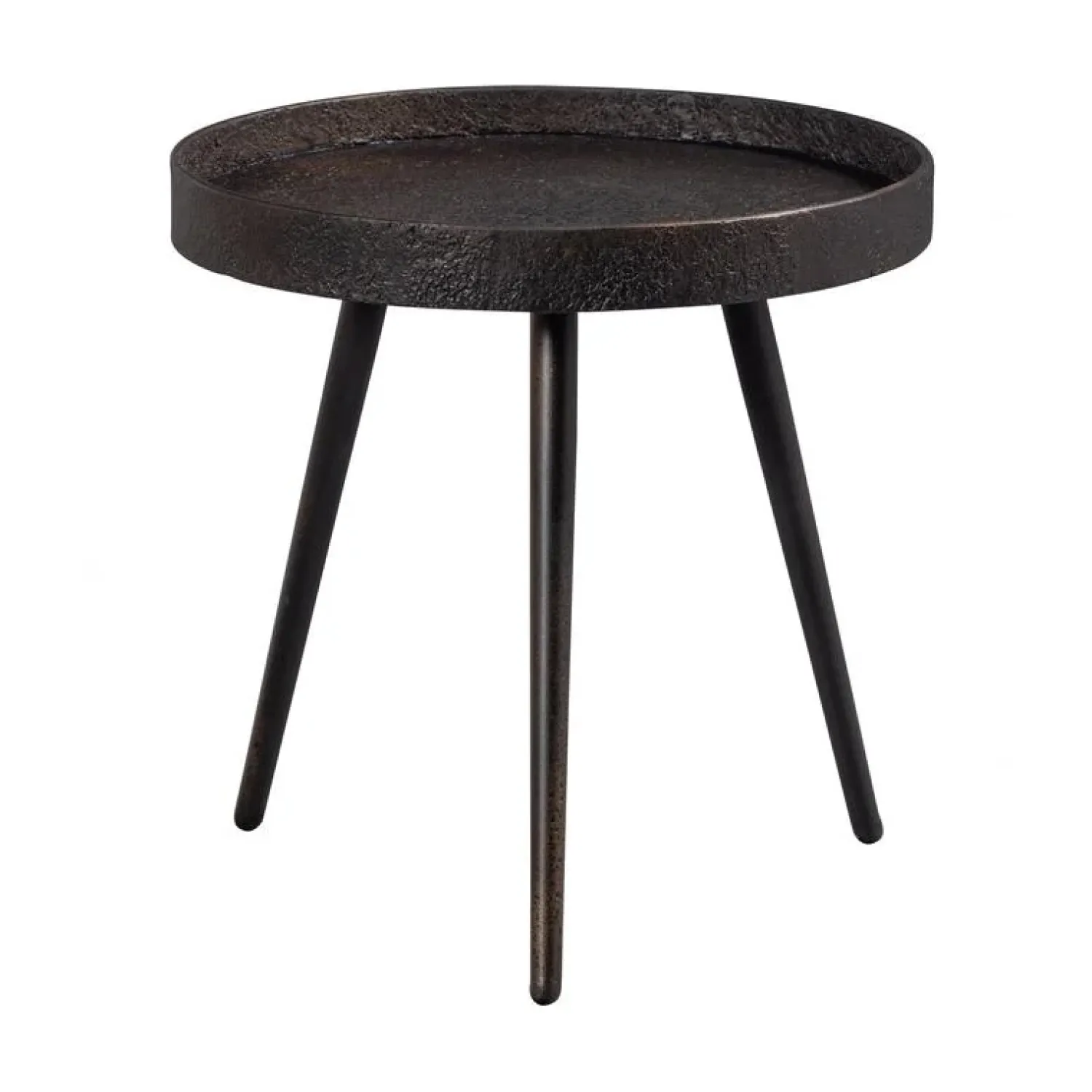 WOOOD Bijzettafels|Bounds Bijzettafel hout/metaal goud 41cm