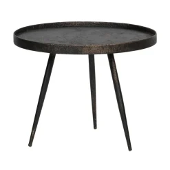 WOOOD Bijzettafels|Bounds Bijzettafel hout/metaal goud 58cm