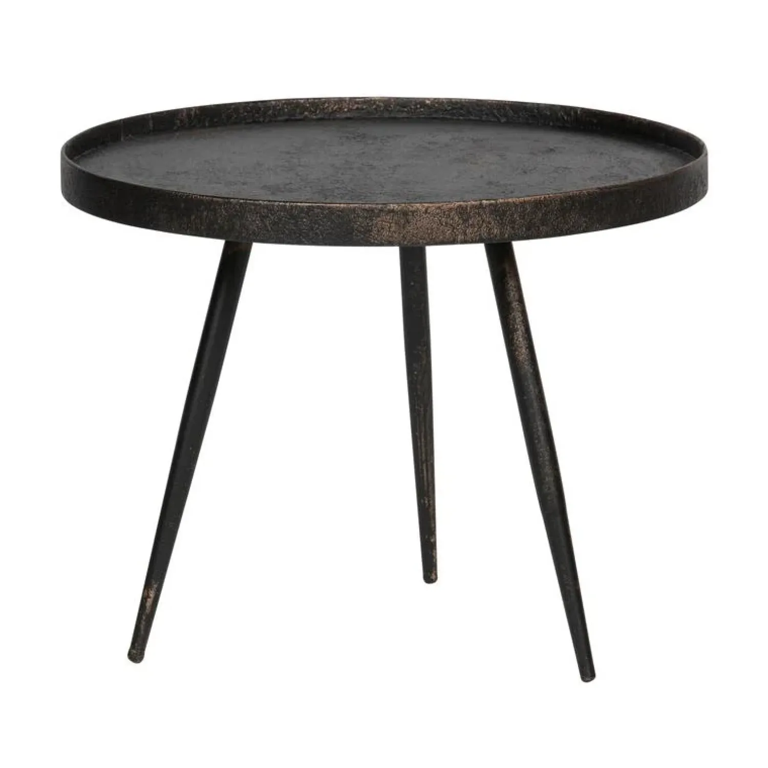 WOOOD Bijzettafels|Bounds Bijzettafel hout/metaal goud 58cm