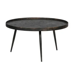 WOOOD Bijzettafels|Bounds Bijzettafel hout/metaal goud 76cm