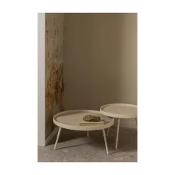 WOOOD Bijzettafels|Bounds Bijzettafel hout/metaal naturel 58cm