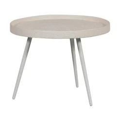 WOOOD Bijzettafels|Bounds Bijzettafel hout/metaal naturel 58cm