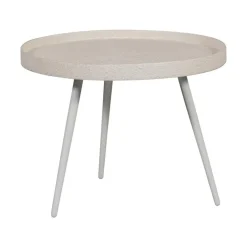 WOOOD Bijzettafels|Bounds Bijzettafel hout/metaal naturel 58cm