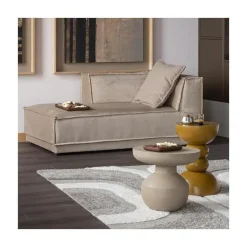 WOOOD Bijzettafels|Bova Bijzettafel rond Metaal Bruin 45cm