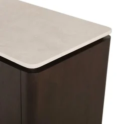 Furndea Dressoirs|Industriele Kasten|Bovenblad Dallas Dressoir Beige Marmer 100cm