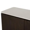 Furndea Dressoirs|Industriele Kasten|Bovenblad Dallas Dressoir Beige Marmer 165cm