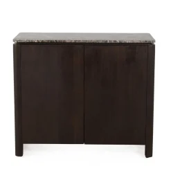 Furndea Dressoirs|Industriele Kasten|Bovenblad Dallas Dressoir Bruin Marmer 100cm
