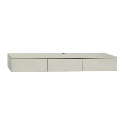 Maison Madera Industriele Kasten|Tv Meubels|Bravien Zwevend Tv meubel hoog 3 deurs Ivoor 180cm