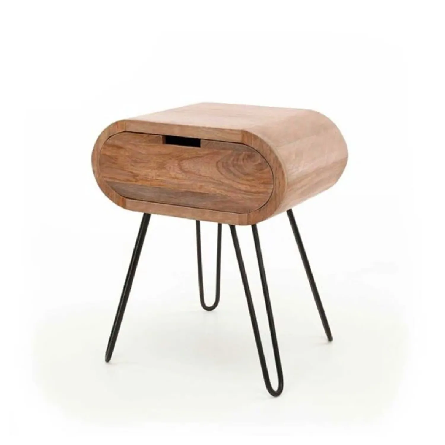 Kalfort Industriele Kasten|Nachtkastjes|Bravi houten nachtkastje industrieel 50cm