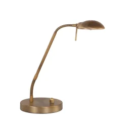 Steinmex Bureaulampen|Breton 1-lichts Tafellamp Brons