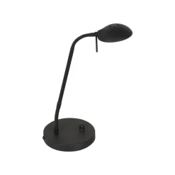 Steinmex Bureaulampen|Breton 1-lichts Tafellamp Zwart