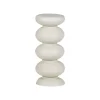WOOOD Bijzettafels|Brilo Bijzettafel rond Creme 29cm