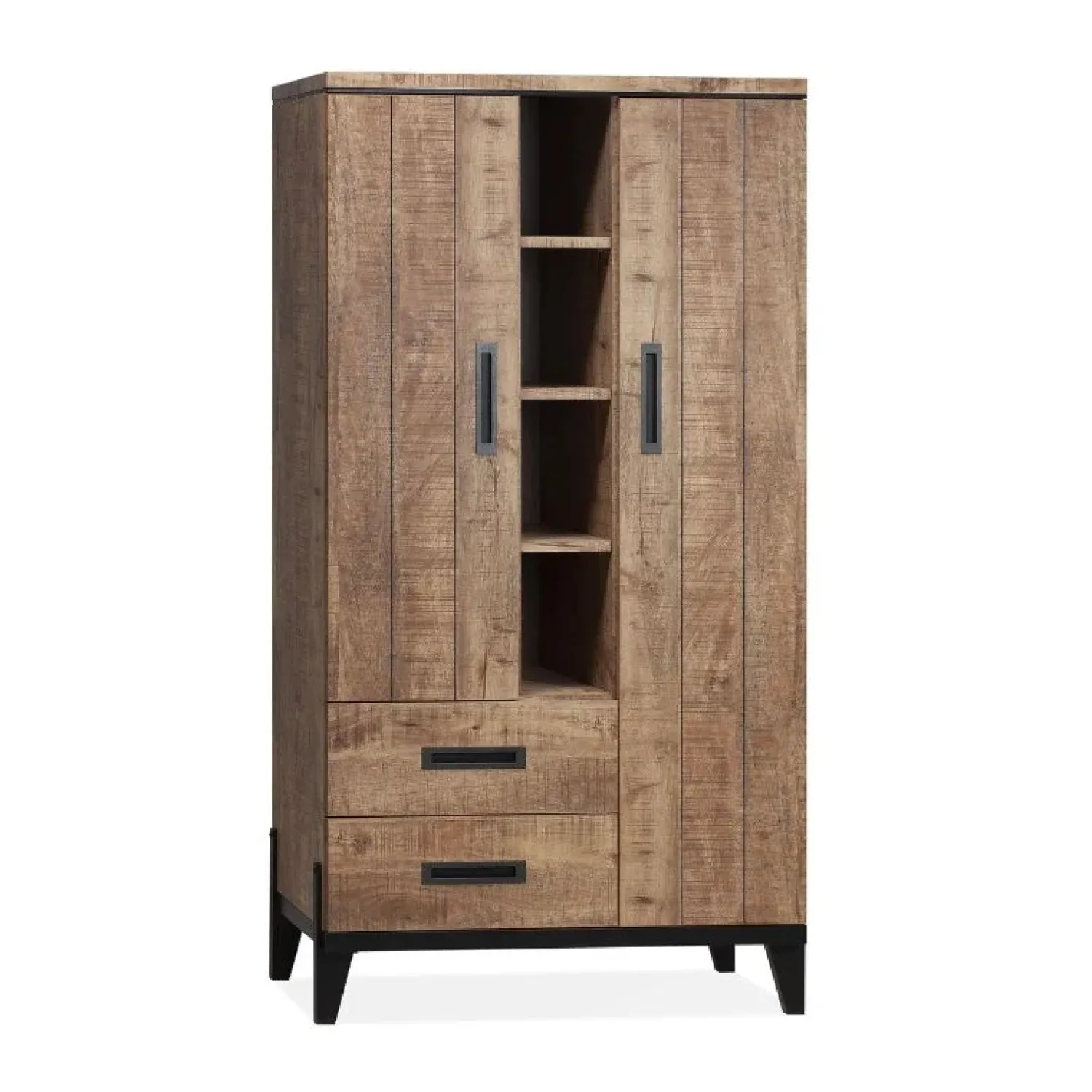 Maison Madera Wandkasten|Industriele Kasten|Briswick Barkast 103cm
