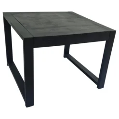 Furndea Bijzettafels|Britt bijzettafel industrieel mangohout 60cm zwart