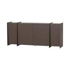 WOOOD Dressoirs|Industriele Kasten|Brock Dressoir Essen fineer Middenbruin 200cm