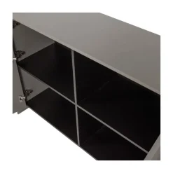 WOOOD Dressoirs|Industriele Kasten|Brock Dressoir Essen fineer Warmgrijs 200cm