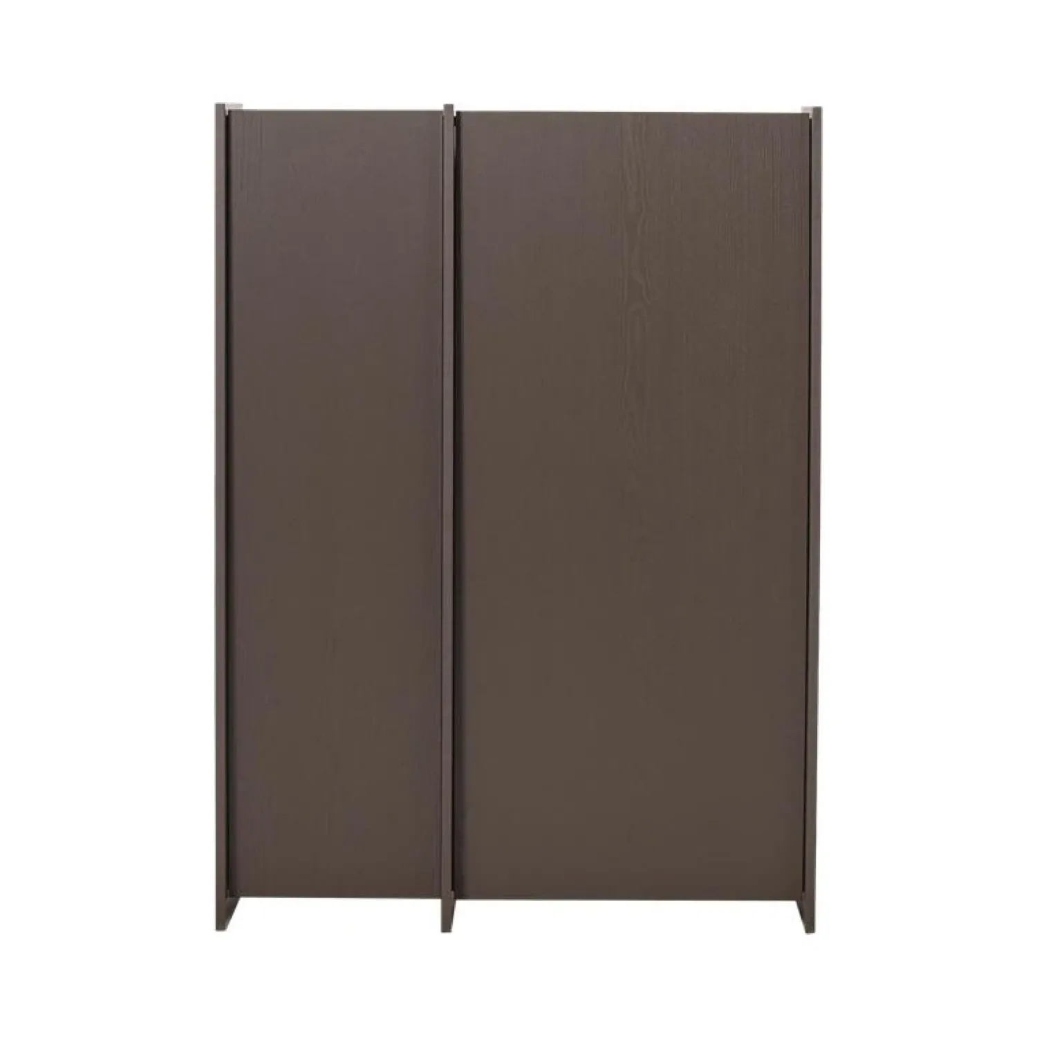 WOOOD Industriele Kasten|Kledingkasten|Brock Kledingkast 2-deurs Essen fineer Middenbruin 102cm