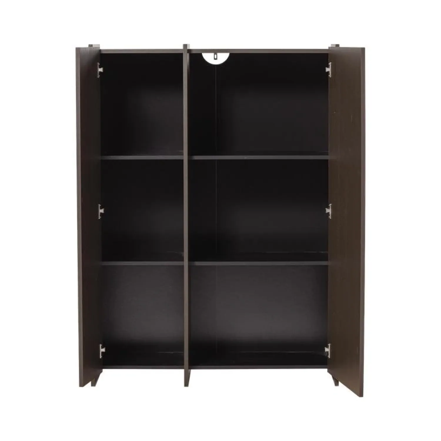 WOOOD Industriele Kasten|Kledingkasten|Brock Kledingkast 2-deurs Essen fineer Middenbruin 102cm
