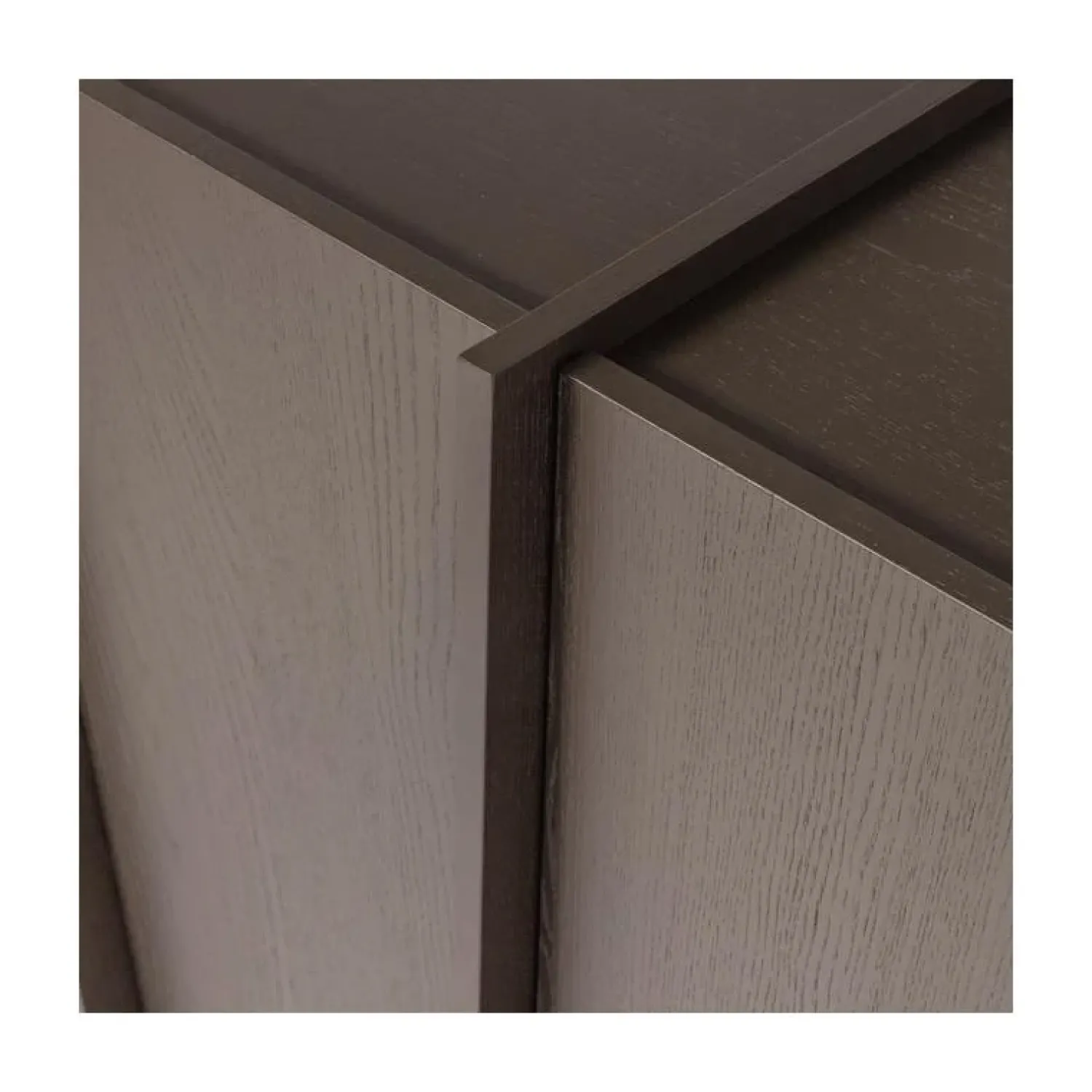WOOOD Industriele Kasten|Kledingkasten|Brock Kledingkast 2-deurs Essen fineer Middenbruin 102cm