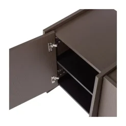 WOOOD Industriele Kasten|Tv Meubels|Brock Tv meubel Essen fineer Middenbruin 102cm