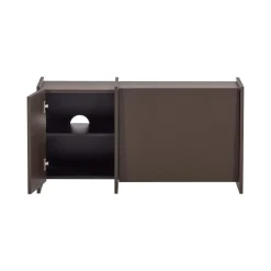 WOOOD Industriele Kasten|Tv Meubels|Brock Tv meubel Essen fineer Middenbruin 102cm