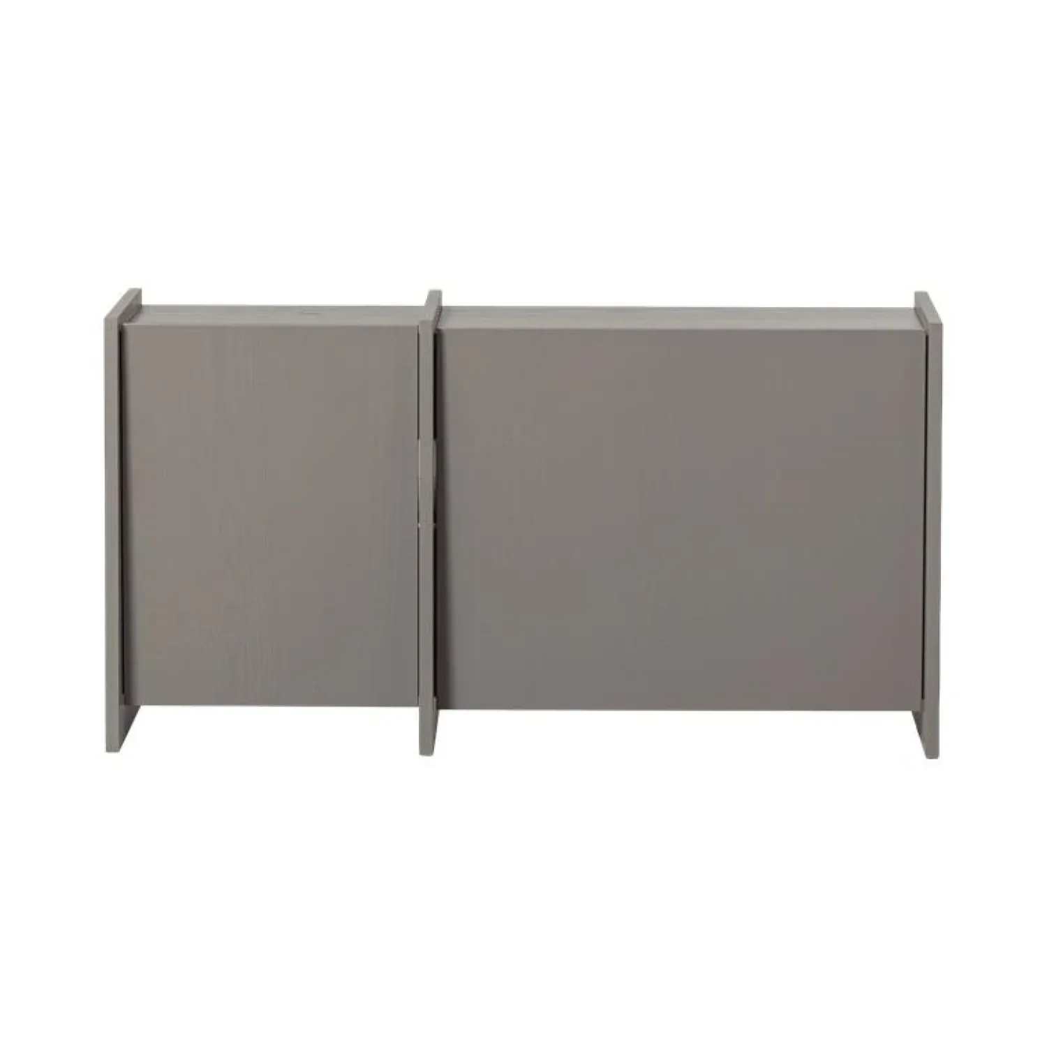 WOOOD Industriele Kasten|Tv Meubels|Brock Tv meubel Essen fineer Warmgrijs 102cm