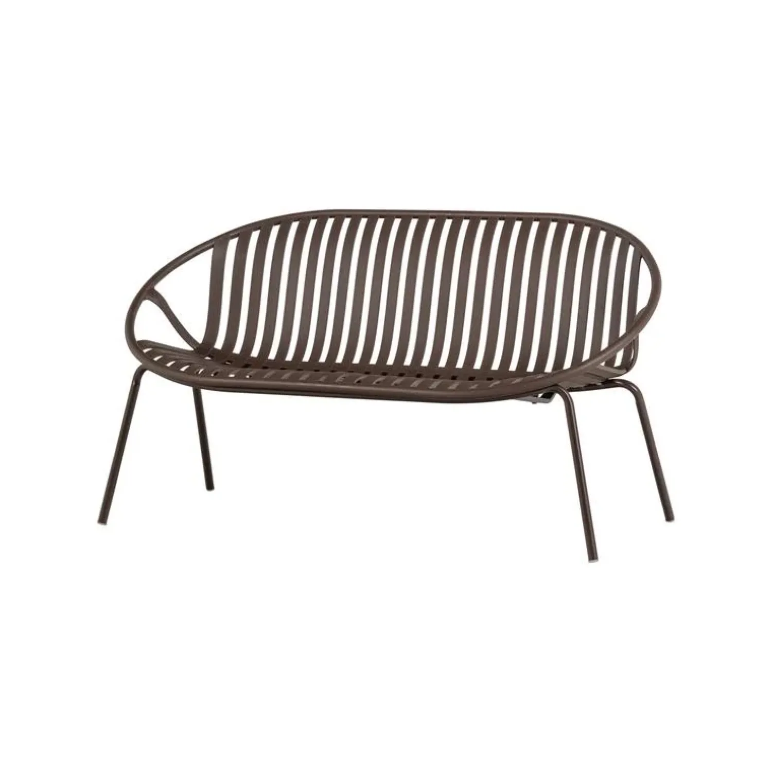WOOOD Tuinbanken|Bruce Tuinbank 2-zits paars/bruin 131cm