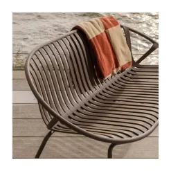 WOOOD Tuinbanken|Bruce Tuinbank 2-zits paars/bruin 131cm