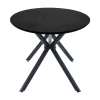 WOOOD Eettafels|Bruno Ovale Eettafel zwart 220cm