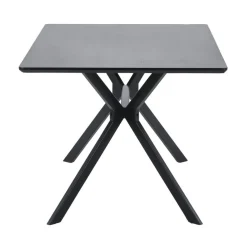 WOOOD Eettafels|Bruno Rechthoekige Eettafel zwart 160cm
