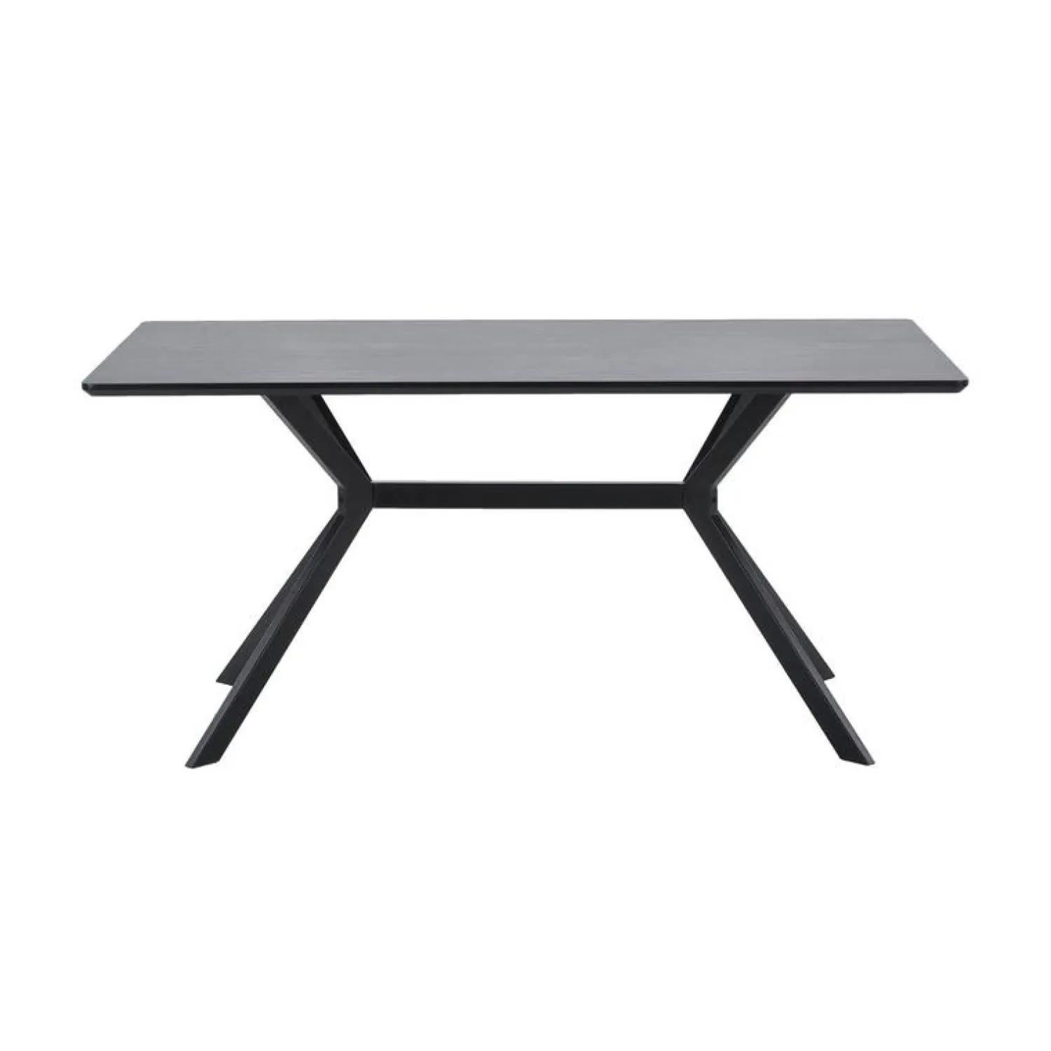 WOOOD Eettafels|Bruno Rechthoekige Eettafel zwart 160cm