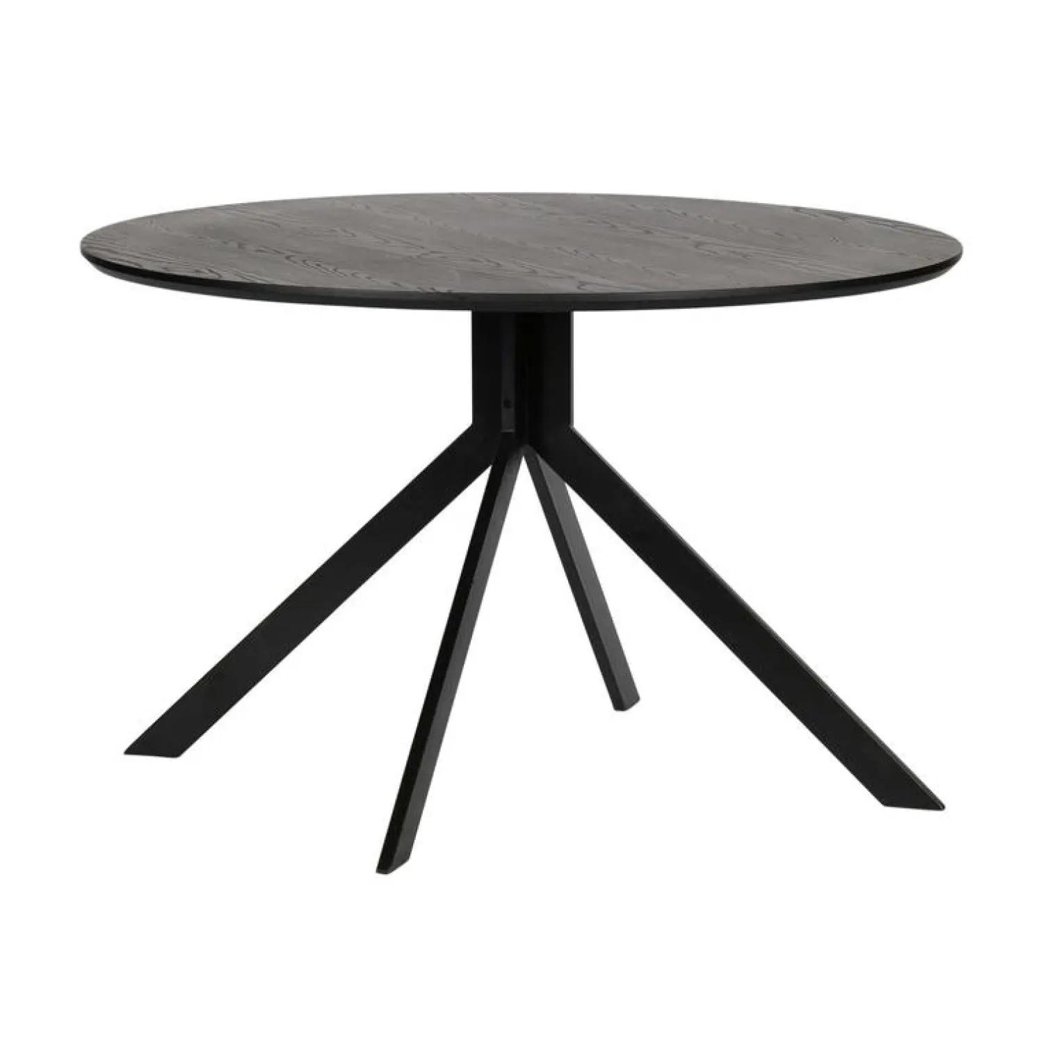 WOOOD Eettafels|Bruno Ronde Eettafel zwart 120cm