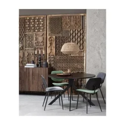 WOOOD Eettafels|Bruno Ronde Eettafel zwart 120cm
