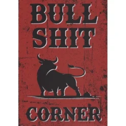 Cavetown Metalen Borden|Bullshit Corner - metalen bord