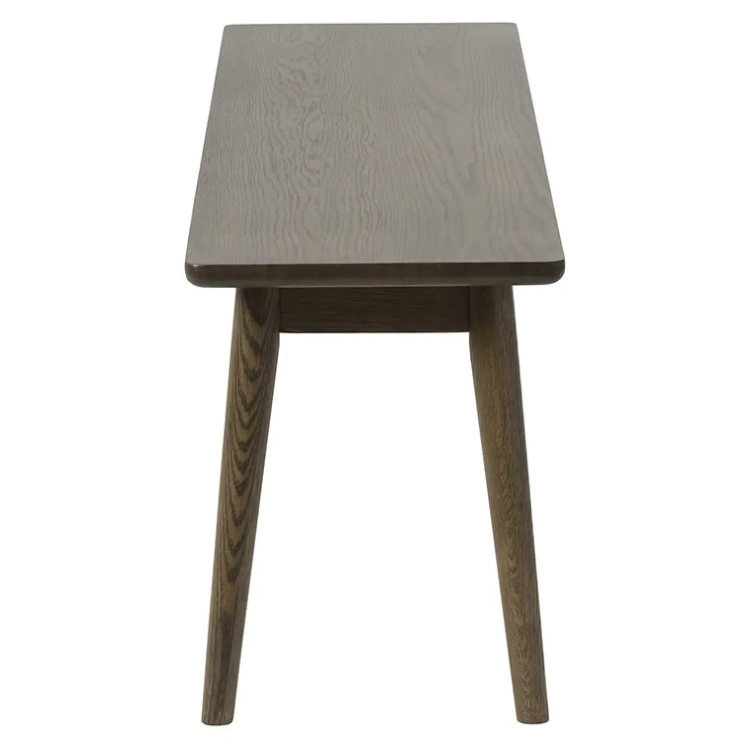 LykkeHome Eetkamerbanken|Eetkamerbanken|Burcei eetkamerbank donkerbruin eikenhoutfineer 150cm